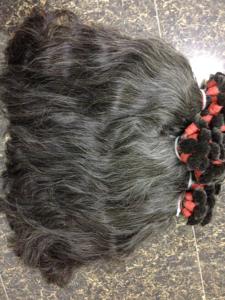 [POIVRE ET SEL] Met en évidence l'extension de cheveux humains vietnamiens bruts de cheveux gris argenté - Product Image 2