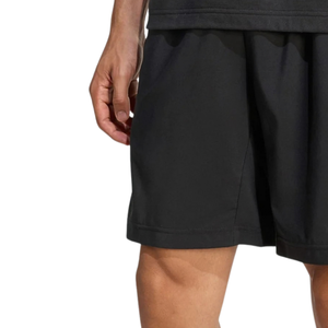 Shorts de survêtement gris personnalisés pour hommes, taille élastique, cordon de serrage, poches latérales, coupe décontractée au-dessus du genou, marque privée, vente en gros - Product Image 3