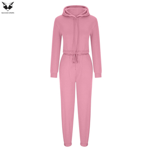 Best Seller Product Women Full Ladies Hoodies And Jogger <b>Tracksuits</b> Set, In <b>Pink</b> Color Casual Wear Ladies Gym Crop <b>Tracksuits</b> - Product Image 4