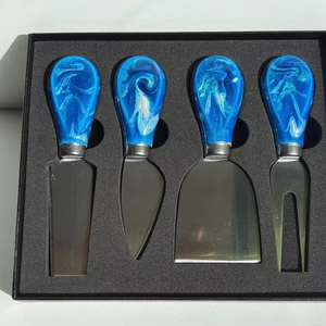 Premium Resin <b>Cheese</b> <b>Knives</b> <b>Set</b> with Stainless Steel Blades Kitchen Serving Tools - Product Image 1