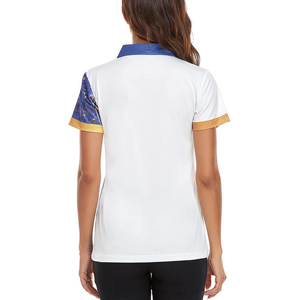 Chemises polo pour femmes brodées de haute qualité à manches courtes, séchage rapide, pour le golf - Product Image 2