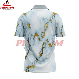 Camisetas Polo Sublimadas para Hombre de Diseño Moderno y Calidad Duradera, Ajuste Cómodo y Secado Rápido, Camiseta Polo Sublimada con Patrón Sólido - Product Image 2