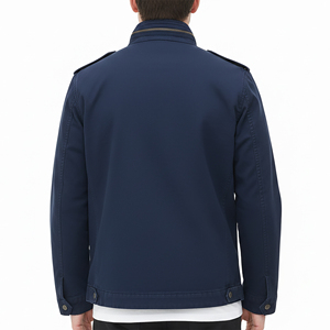 OEM Trendy Fashion Washed Classic Casual Long Front Customized Color Oversized Fit Varsity <b>Denim</b> <b>Jacket</b> Men's Single Button 2026 - Product Image 3