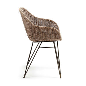 เก้าอี้หวายธรรมชาติเวียดนามระดับไฮเอนด์ งานแฮนด์เมด เฟอร์นิเจอร์หวายทอมือทันสมัย เป็นมิตรกับสิ่งแวดล้อม เฟอร์นิเจอร์ตกแต่งบ้าน เก้าอี้รับประทานอาหาร เก้าอี้นั่งเล่น - Product Image 3