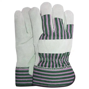 Gants de travail en cuir de vachette pleine fleur antistatiques à haute performance avec manchette de sécurité réfléchissante EN420 pour la protection des mains industrielles - Product Image 6