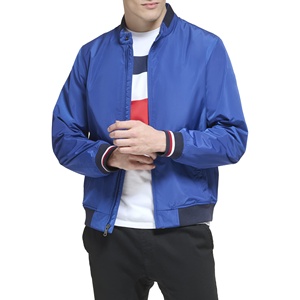 Personalizado caliente al por mayor satén imprimible bombardero Varsity chaquetas para los hombres cálidos chaquetas de invierno de los hombres de talla grande chaqueta bordada - Product Image 4