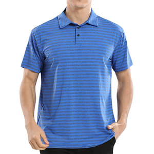 เสื้อยืดกอล์ฟผู้ชายทรงสลิมฟิตเสื้อโปโลสำหรับใส่ลง100% เสื้อโปโลผ้าคอตตอนผ้าโพลีเอสเตอร์ลายว่างเปล่าออกแบบได้ตามที่ต้องการ - Product Image 2