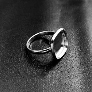 New Solid 925 Sterling <b>Silver</b> Plain Cushion Heart Shape Collet Cup <b>Ring</b> Bezel Setting Best Wedding Fine Jewelry <b>For</b> <b>Men</b> & Women - Product Image 5