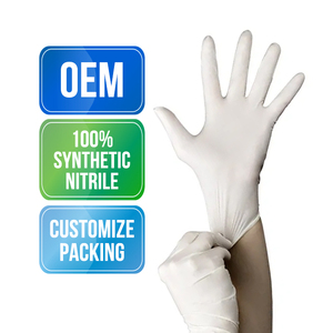 Gants jetables en latex personnalisés, lisses, épaisseur moyenne, ajustement élastique, confortables, légèrement poudrés, usage polyvalent - Product Image 2