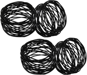 Anillos de Servilleta de Metal Decorados, Anillos de Servilleta Modernos de Alambre Sólido, 4 Piezas, Precio al por Mayor - Product Image 1