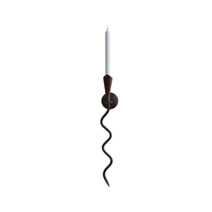 เชิงเทียนติดผนังเหล็กสีดำ ทนทาน ตกแต่งบ้าน งานแฮนด์เมด ลดราคา - Product Image 6