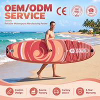 Nouvelle Arrivée Planche à Pagaie Rose 10'6''x33''x6'' Vente en Gros OEM Planche de Stand Up Paddle Gonflable Drop Stitch Fabricant de SUP