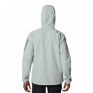 Nuevas Chaquetas Casuales de Alta Calidad en Color Gris Claro con Cierre de Cremallera para Adultos, Chaquetas Soft Shell para Hombre en Venta - Product Image 3