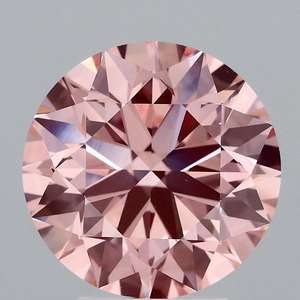 Redondo 4.04CTS Fancy Vivid Pink Diamante suelto VS1 EX Calidad con leve 10,10-10,17-6,34 62,5 56 Clasificación - Product Image 1