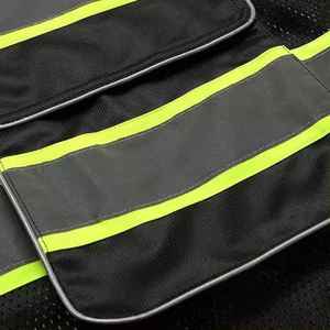 Customized Logo Color High Quality Polyester Waterproof Comfortable High Visibility Breathable Reflective Safety Vest Pockets - Product Image 5