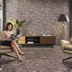 Roar Brown - Baldosas de Porcelana de Doble Carga de 20 mm, 600x1200 mm, Efecto Ladrillo y Mármol, Acabado Brillante, para Piso y Pared, Calidad Premium, para Baño y Exteriores - Product Image 3