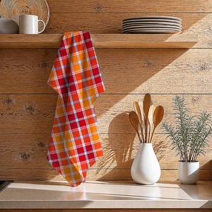 Attractive Checkered Pattern Highest Selling Multi Color <b>Kitchen</b> <b>Towel</b> Super Absorbent <b>Kitchen</b> <b>Towel</b> at Wholesale Price. - Product Image 1