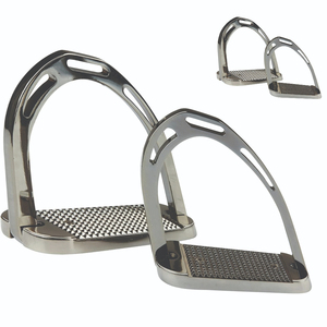 Étriers en acier inoxydable réutilisables de haute qualité pour l'équitation quotidienne, conception robuste, sûre et confortable, utilisation pour les soins des animaux - Product Image 5