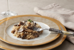 Elegant Silver Cutlery <b>Set</b> Stainless Steel With Cream And <b>Grey</b> Marble Handle Stylish Flatware For <b>Dining</b> <b>Table</b> And Kitchen - Product Image 6