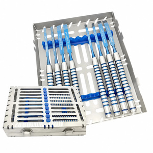 Dental <b>Chisels</b> <b>Set</b> 8pcs for Implant Surgery Bone Grafting Oral Surgery Dental Surgical Instruments Professional Kit - Product Image 1