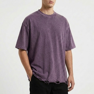 เสื้อยืดทรงโอเวอร์ไซส์ ผ้าคอตตอนหนา ทรงบ็อกซี่ สไตล์สตรีทแวร์ ใส่สบายๆ ลำลอง แขนสั้น เป็นมิตรต่อสิ่งแวดล้อม ระบายอากาศได้ดี 100% - Product Image 3