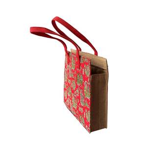 Eco-Friendly 100% Jute Unisex Nice Fashionable Azo-Free Printed Jute <b>Shopping</b> <b>Bag</b> with Competitive Rate <b>Reusable</b> Self Handle - Product Image 5