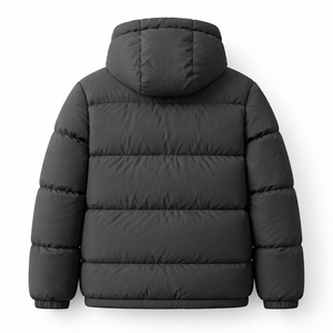 Veste matelassée noire pour homme en gros - Qualité supérieure, fournisseur OEM personnalisé - Product Image 2