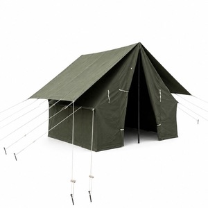 Petite tente murale en toile 300g, 4 saisons, imperméable, en toile de coton, avec auvent simple, structure métallique, design safari pour événements - Product Image 1