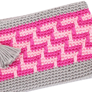 Bolsos de mano de mujer de ganchillo tejidos de algodón hechos a mano simples bolsos de playa de ganchillo vintage precio bajo al por mayor - Product Image 6