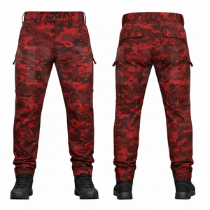 Apparel Uniform <b>Camouflage</b> Custom Design Pattern <b>Cargo</b> Pants Unisex Premium Quality Slim Fitted Breathable Protective Pants - Product Image 3