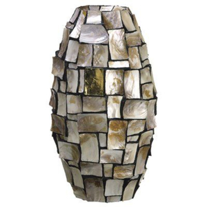 Jarrón de Lujo al por Mayor con Incrustaciones de Madreperla Natural, Maceta de Mosaico, Centro de Mesa Moderno Hecho a Mano - Product Image 1