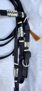 Ensemble de têtière et de collier en nylon de qualité supérieure, design léger, équipement équestre, couleur/taille/logo/marque personnalisables, OEM/ODM disponible - Product Image 5