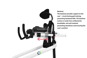 Andador para niños con discapacidad - Andador pediátrico - Cinturón de soporte pélvico - Asiento tipo silla para discapacitados - BZ-XY01 - Product Image 3