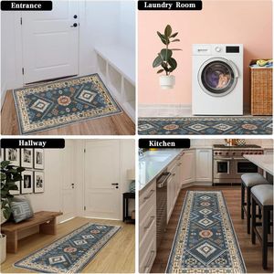 Boho Farmhouse Kitchen Rugs Sets 3-Piece Non-Slip Washable <b>Carpet</b> <b>Runner</b> and Doormat Kitchen Floor Mat <b>for</b> <b>Hallway</b> Home Decor - Product Image 4