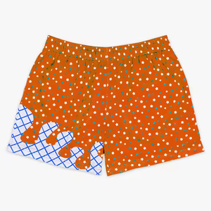 Men's Blue <b>Star</b> Print Shorts With Ice Cream Applique Elastic Waist Casual Summer Wear - Product Image 2