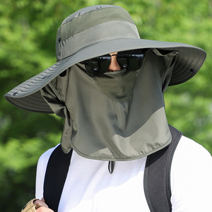 Chapeau de pêche performant, design en maille respirante, séchage rapide, casquette de soleil pour l'extérieur, léger, réglable, pour une utilisation prolongée - Product Image 5