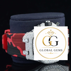 Reloj de Diamantes de Lujo Más Vendido, Completamente Cubierto de Diamantes, Perfecto para el Estilo Hip Hop, Correa de Goma, Ícono de la Moda, Disponible a Precio de Fábrica - Product Image 5