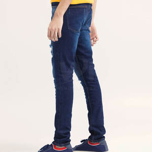 กางเกงยีนส์ผู้ชายรุ่นล่าสุด ดีไซน์ OEM บริการสั่งผลิต กางเกงใส่สบาย ระบายอากาศได้ดี คุณภาพพรีเมียม ผ่านการซักแล้ว - Product Image 2