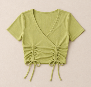 Chemisiers décontractés d'été pour femmes, style élégant, coupe classique, motif uni simple, sans col, manches courtes, séchage rapide - Product Image 2