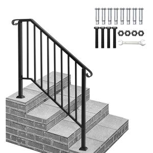 Corrimano in Ferro Nero Opaco Artisasset a 3 Livelli, Componenti Premium per Scale da Esterno - Product Image 6