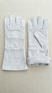 High Temperature Resistant <b>Leather</b> Welding Gloves with Extended <b>Cuff</b> - Product Image 5