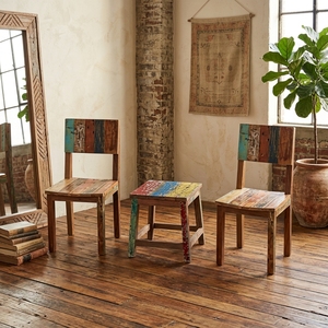 Modern Eco-Friendly <b>Square</b> Reclaimed Painted Solid <b>Wood</b> <b>Coffee</b> <b>Table</b> 41x41 Model TAB26 Living Room Furniture 1 Year Warranty - Product Image 4