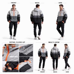 OEM Wholesale 100% NylonWindbreaker <b>Running</b> Waterproof Windproof Custom OEM Wholesale Windbreaker <b>Jacket</b> for Men men's <b>jackets</b> - Product Image 5