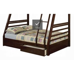 Letto a castello Jason con finitura Espresso - Letti comodi ed eleganti - Product Image 3