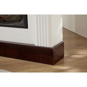 Farmhouse Style Fireplace <b>TV</b> Stand for Living Room Bedroom for Storing CDs <b>Remotes</b> Gaming Devices - Product Image 6