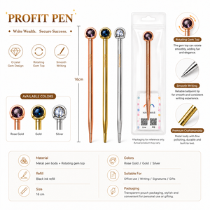 Luxury Big Diamond <b>Pen</b> Crystal Rotatable Ballpoint <b>Pen</b> Creative Stationery Gel <b>Pen</b> Lucky <b>Gift</b> <b>Pen</b> Wholesale - Product Image 5
