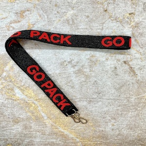 Correa de Bolso Deportiva con Cuentas de Cristal y Algodón, Accesorio de Bolso Elegante Hecho a Mano con Personalización, Perfecto para el Día del Juego - Product Image 2