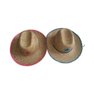 Chapeau de paille classique marron avec bord de 8 cm, circonférence de tête de 55-60 cm et ruban imprimé de 3,5 cm pour les vacances et les fêtes décontractées - Product Image 2