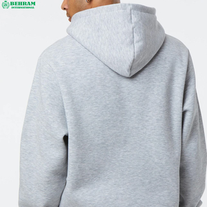 เสื้อฮู้ดดี้ผู้ชายผ้าซาตินสีพื้นแบบเต็มตัว ปี 2026 แบบสั่งทำพิเศษ เป็นมิตรกับสิ่งแวดล้อม ระบายอากาศได้ดี บุด้วยผ้าฝ้ายขนแกะ - Product Image 6