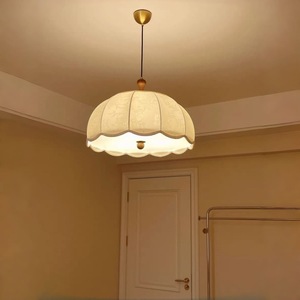 Luxury Vintage Rattan Dome Pendant <b>Light</b> with Drum <b>Shade</b> LED High Brightness for Living Room - Product Image 1